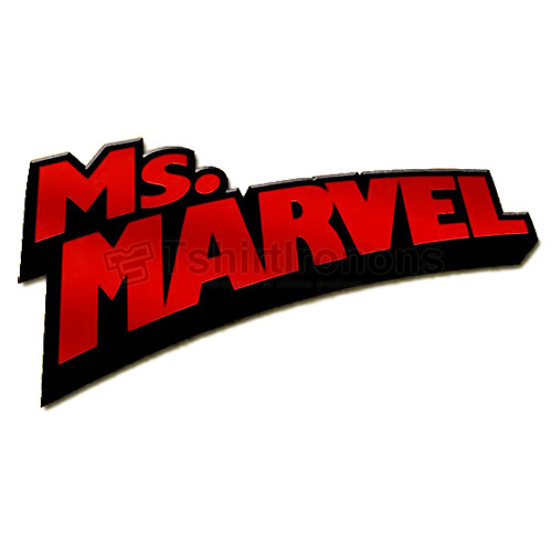 Ms.Marvel T-shirts Iron On Transfers N6492